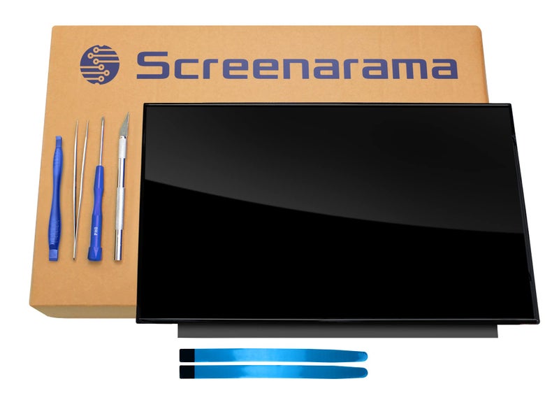 SCREENARAMA New Screen Replacement for B156XTN08.0 H/W:0A, HD 1366x768, Glossy, LCD LED Display with Tools - Image 1